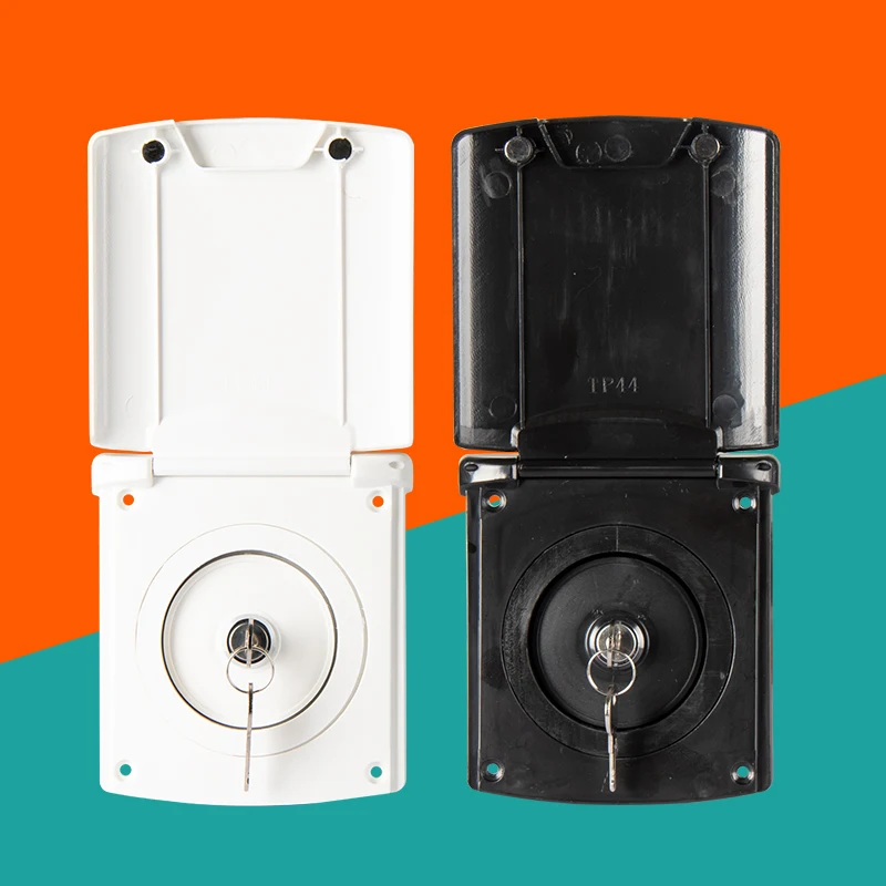 

RV Accessories Gravity Fresh Water Fill Hatch Inlet Filter Lockable For RV Boat Camper Trailer White Caravan Accessories with Tw