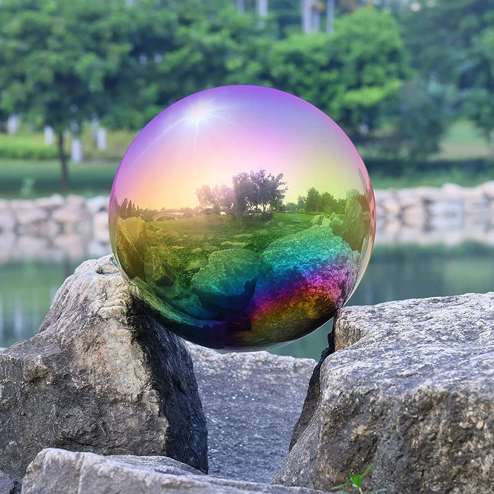 

Garden Reflector Shiny Reflective Globe Patio Decorations Outdoor Gazing Balls Gardens Mirror Spheres
