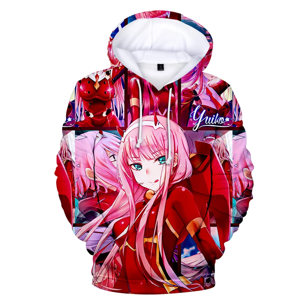 

Anime DARLING in the FRANXX 3D Hoodie Harajuku Men/Women Pullovers ZERO TWO Print Hoodies Boy/girl Sweatshirt Winter Hoody Tops