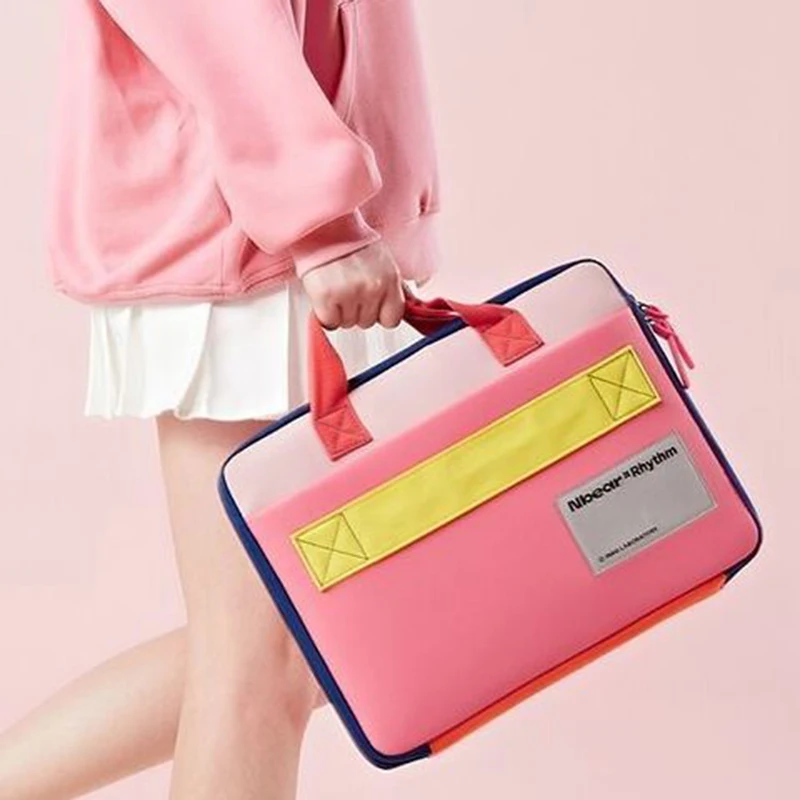 

Korea Style Laptop Bag 13 14 15 16 inch Waterproof Laptop Carrying Bag for Macbook Air Pro 13 14 15 16 inch Fashion Laptop Bag