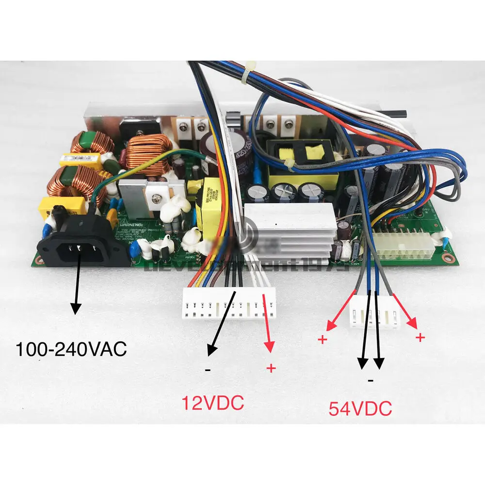 

ONE New for NW-530A01 54V/7.6A/12V/10A Switching Power Supply Board APD