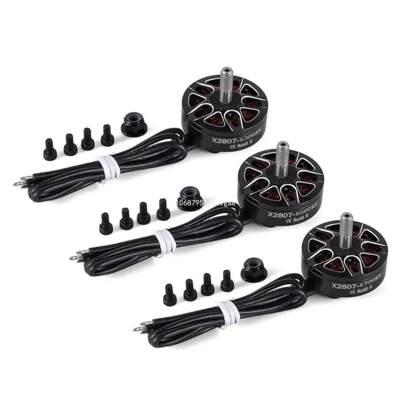 1300KV 1500KV 1700KV 2-6S Бесщеточный двигатель 2807 для FPV 7 дюймов LR7 Траверсирующий