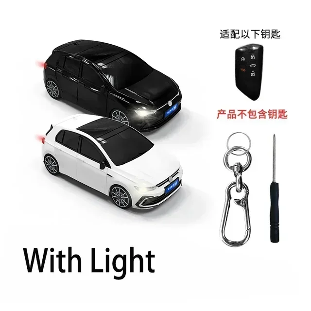 

Для VW Golf 8 Mk8 GTI GTD R ID3 ID4 2020 2022 2024 3 5 кнопочный брелок-держатель брелок Автомобильные модели Стайлинг чехол для ключей