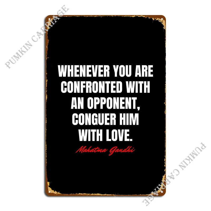 

Mahatma Gandhi, цитаты, металлический плакат, винтажная железная фотография, винтажная роспись, жестяной плакат