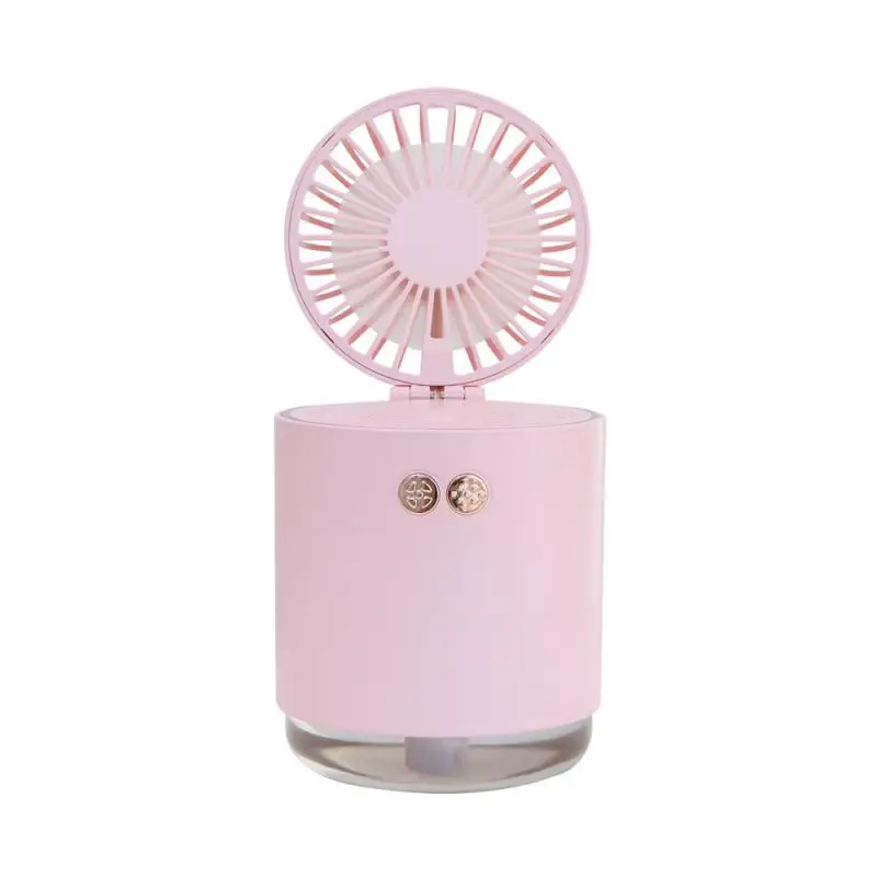 

Two-gear Fog Colorful Night Light Portable Humidifier Fan Three-gear Wind Efficient Humidifier Compact High Quality Chic 1pc