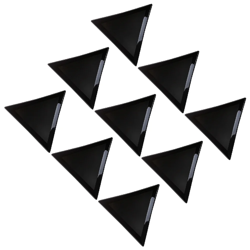 80 шт. треугольные пластины для ногтей маникюрные лотки хранения инструментов