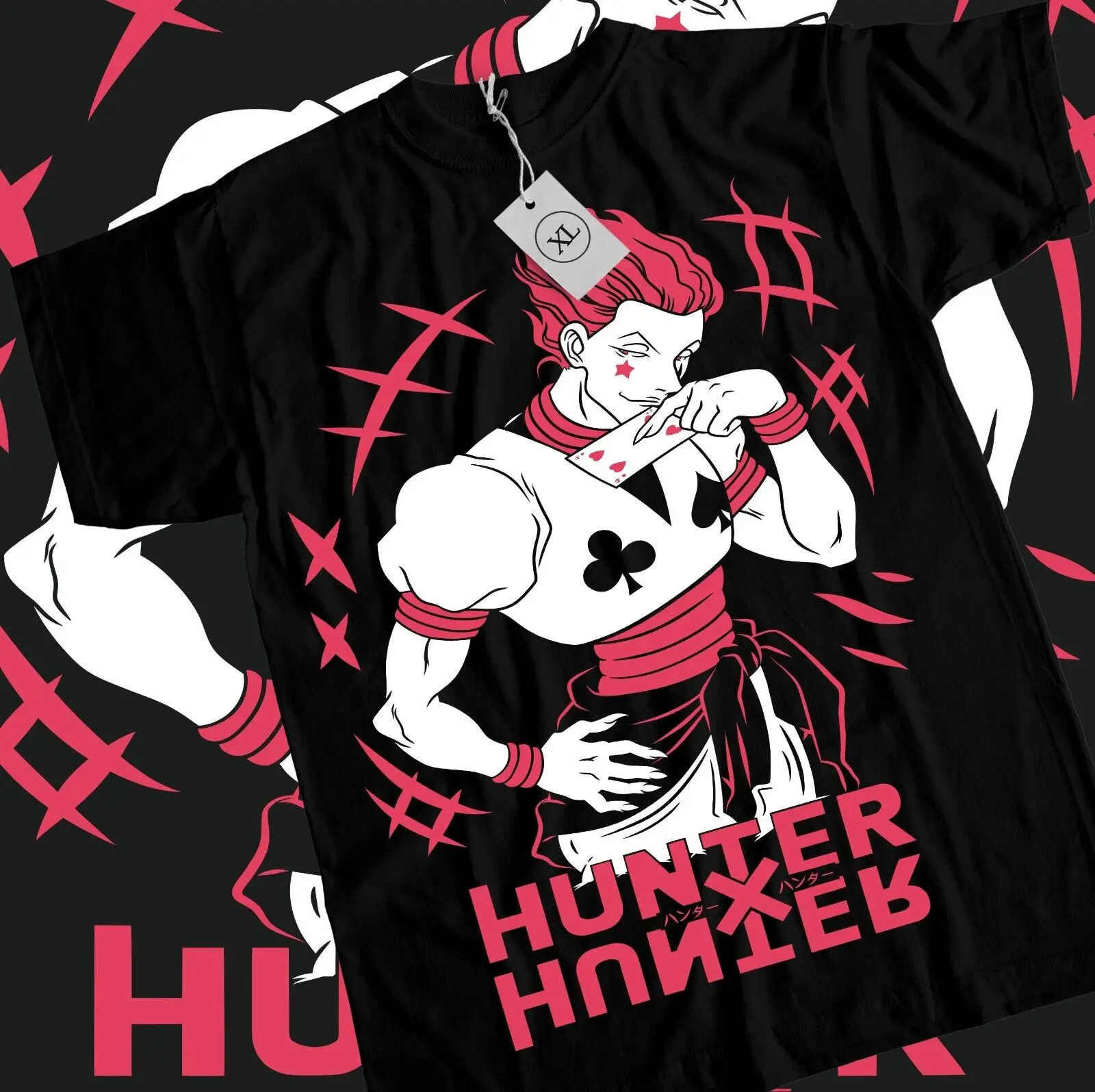 Футболка Hisoka Hunter Strip x аниме рубашка всех размеров