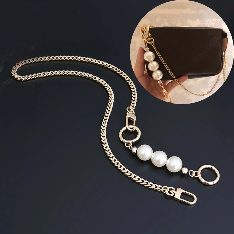 

Аксессуары для сумок BLUANA, ремешок на плечо, ремни для сумок с жемчужной цепочкой SH004