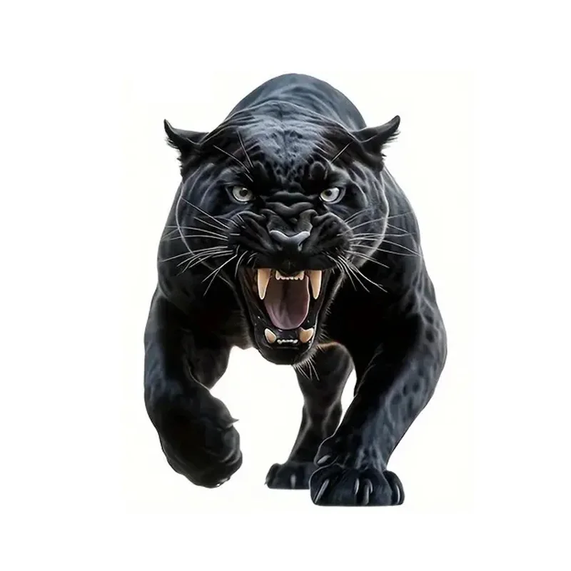 

Черная наклейка с леопардовым принтом, водонепроницаемый виниловый материал, идеально подходит для туалета, дома, холодильника, автомобиля, окна, декора стен, комнаты