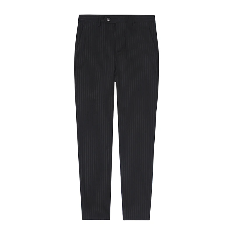 Mr. Hui New Arrival Stripes Suit Pants Men K-sle Silm Casual Men's Professional Business Bridegroom Long |