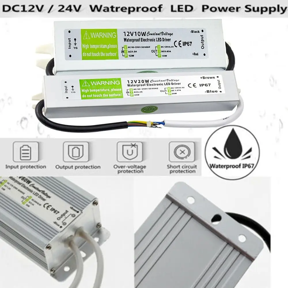 

for Strip Light 10W/20W/30W/45W/50W Power Supply Adapter LED Transformer Electronic LED Driver LED Driver Transformer