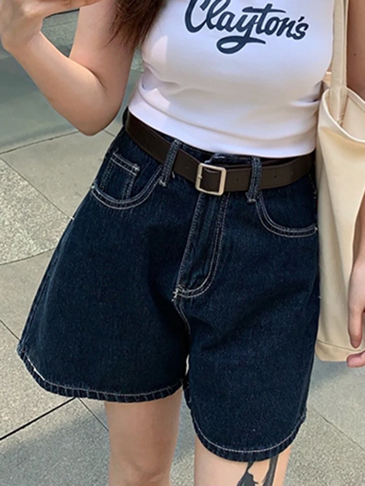 

New Spring and summer Jeans Shorts Women High Waisted Designer Casual Wide Leg Pants Office Lady Loose Comfortable Denim Shorts