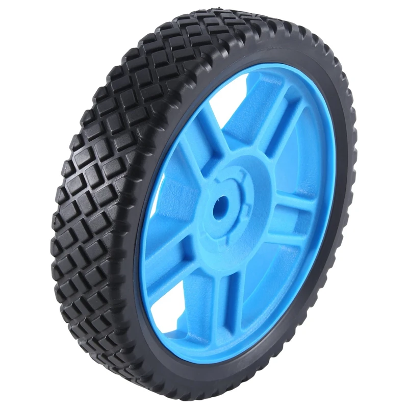 

2PCS 8 X 1.75 Lawn Mower Wheels Kit For Push Mower 8Inch Wheel For Most Standard Push Lawn Mowers Black&Blue PVC+PP
