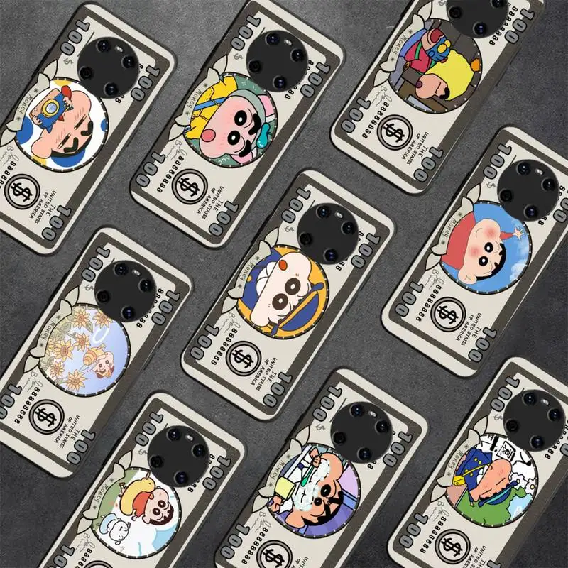 

BANDAI Crayon Shin-chan Cartoon Anime Phone Case For Huawei Y5 Y62019 Y52018 Y92019 funda case for 9prime2019