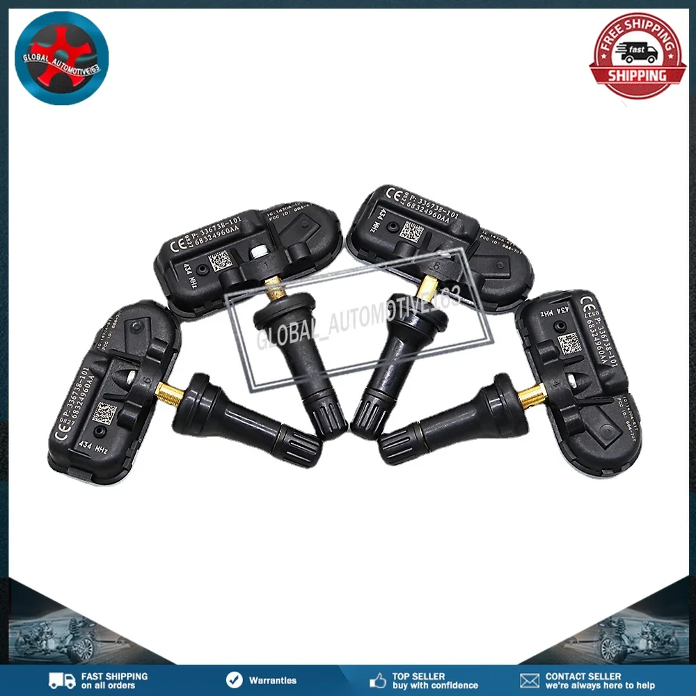 Датчик контроля давления в шинах TPMS 434 МГц 68324960AA для Jeep Cherokee Ram 1500 2500 3500 грузовой