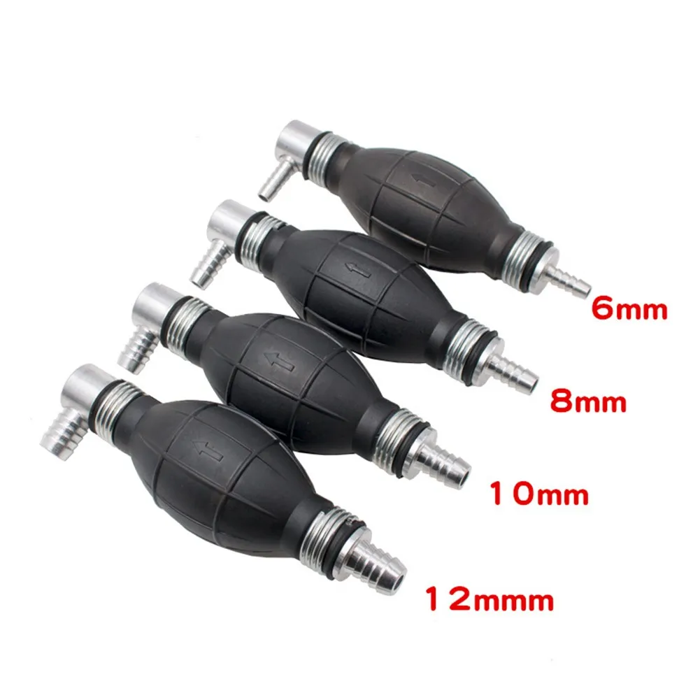 12 мм Резиновый грушевидный насос для топлива с угловым фитингом ручной откачки