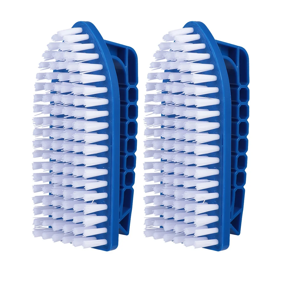 

2 Pcs Pool Cleaning Brush Scrub Comfort Grip Tool Above Ground Sink Scrubber Grout Plastic Bathroom Tile Machine