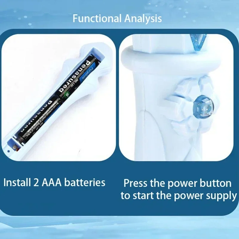 Палочка принцессы Диснея снежинка свет звук волшебная палочка сказочная