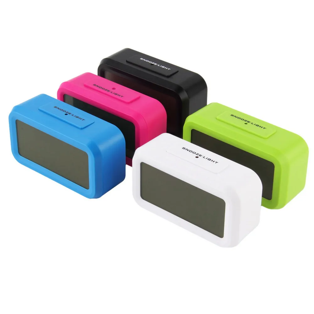 Temperature Display Intelligent Luminous Digital Screen Gradual Tone Delay Alarm Button Clock