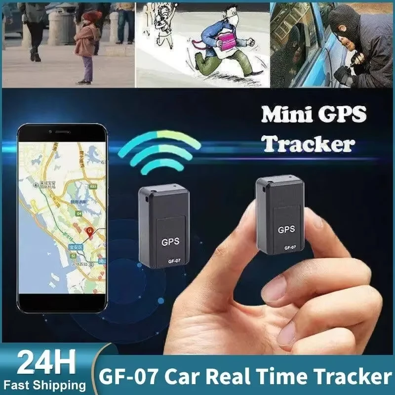Фото GPS-локатор GF-07 Точный удобный компактный локатор для автомобиля Простота установки Удаленный точный локатор позиционирования 2025 Новый №2