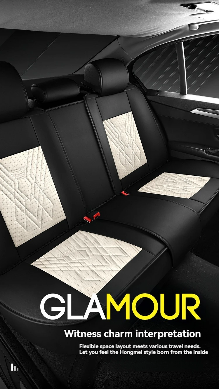 Набор универсальных кожаных чехлов на автомобильные сиденья 5 сидений для JAC Hutu