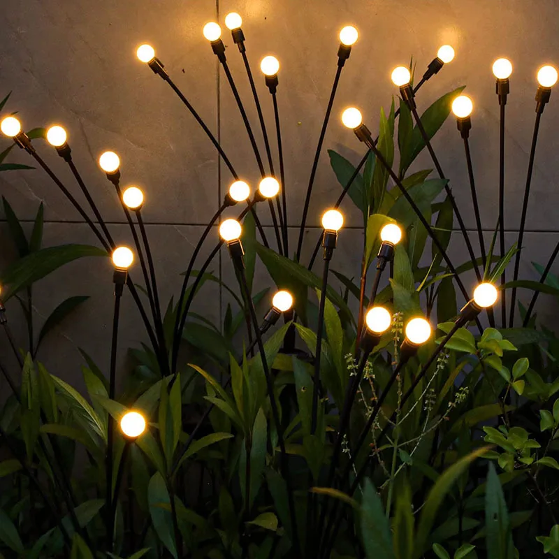 

Solar LED Light Outdoor Garden Decoration Waterproof Landscape Light Firework Firefly Garden Light Lawn Garden Decor Solar Light