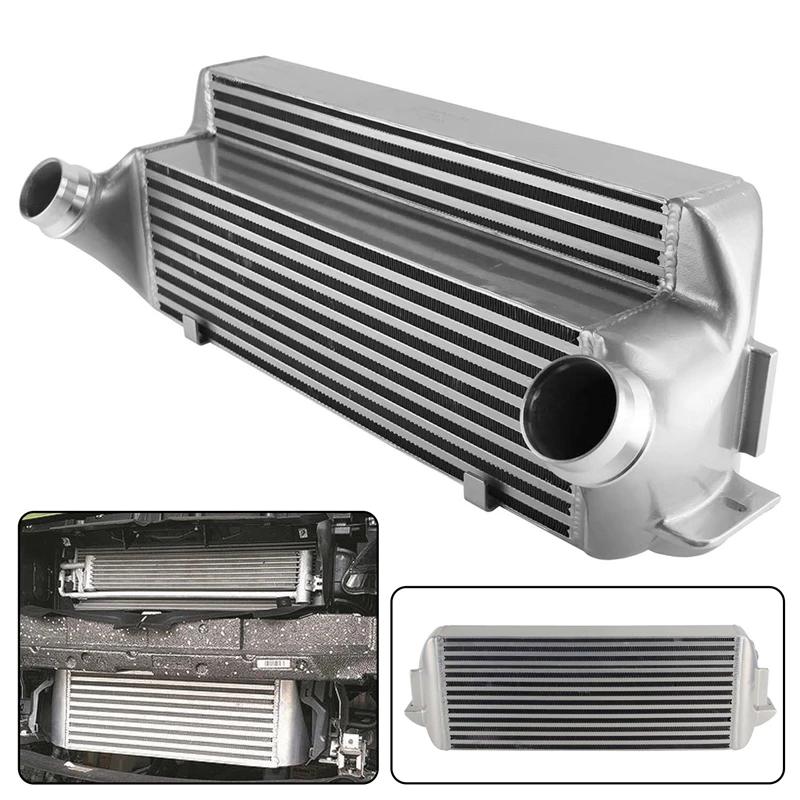 

Алюминиевое Переднее Крепление Intercooler EVO2 для BMW F20 F21 F22 F23 F30 F31 F34 F36 двигатель Turbo 2012 + черный/серебристый