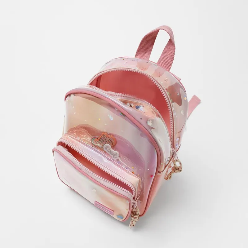 Детская сумка в новом стиле детские украшения для девочек милый розовый рюкзак с