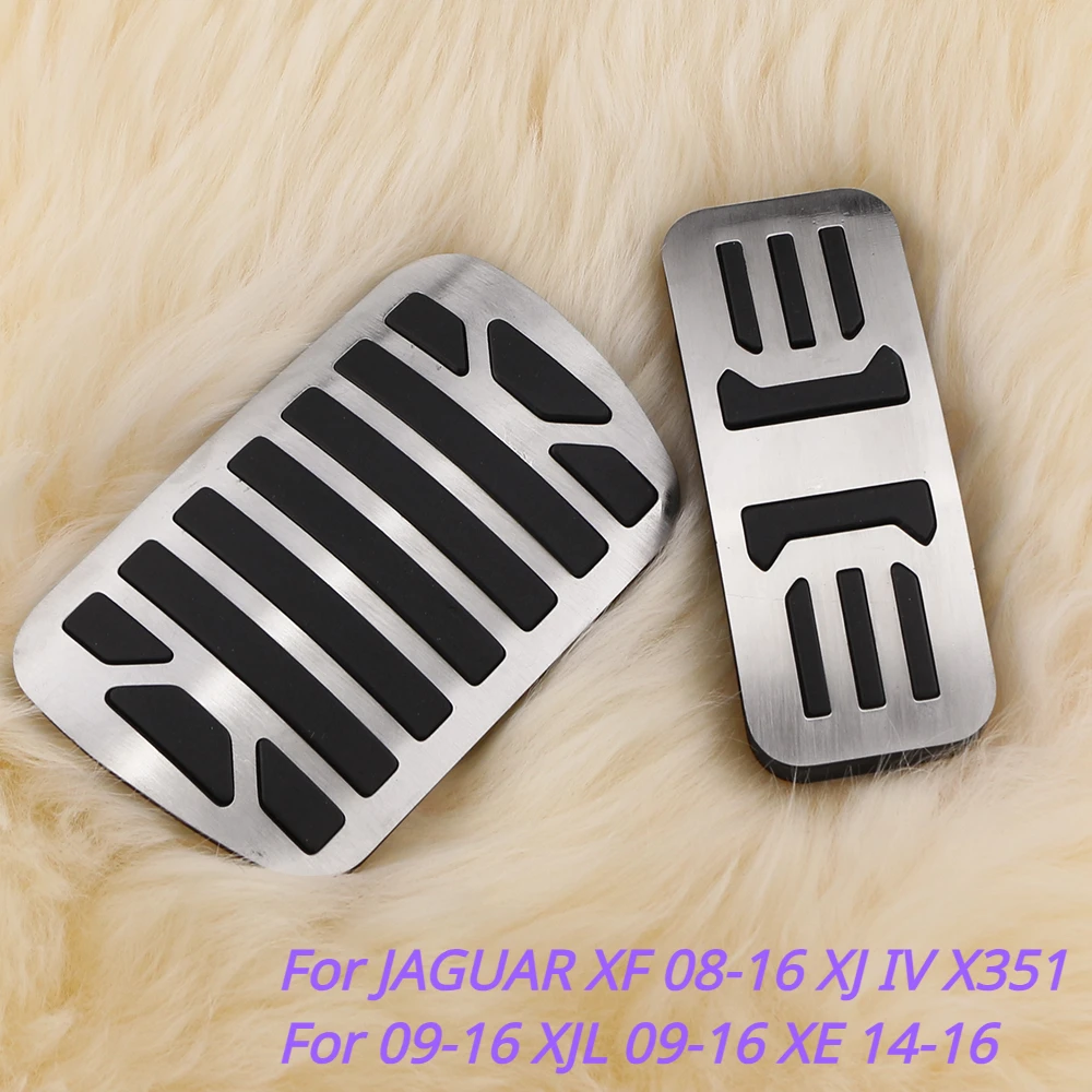 

Педали JAGUAR XF/XJ/XE Из Нержавеющей Стали, Противоскользящие Педали Акселератора, Автомобильные Педали