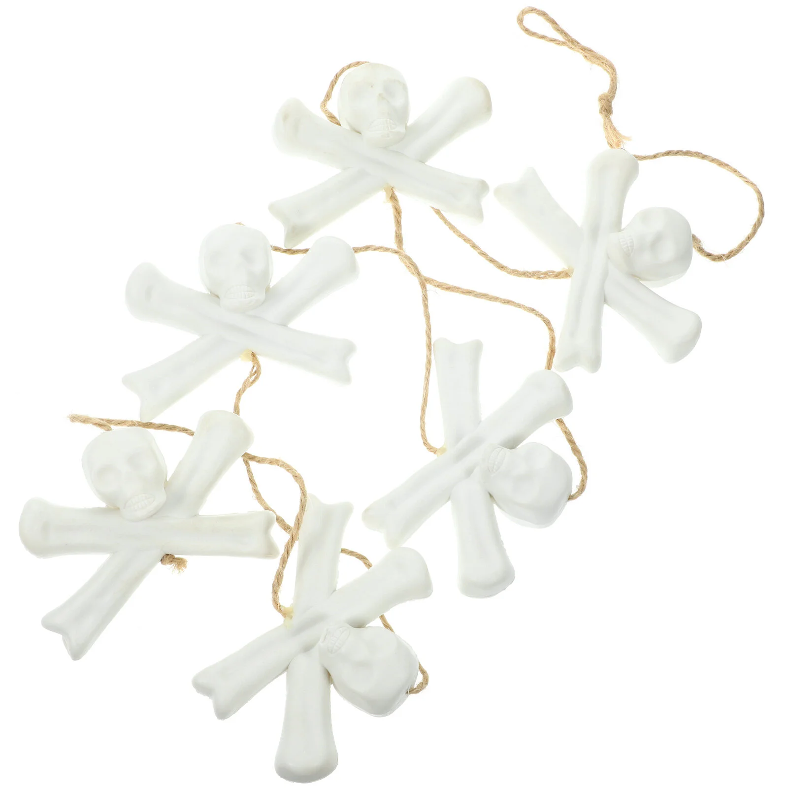 

Hair Rope Hanging Garland Halloween Props Heads Decor Ornament Bone Decorations