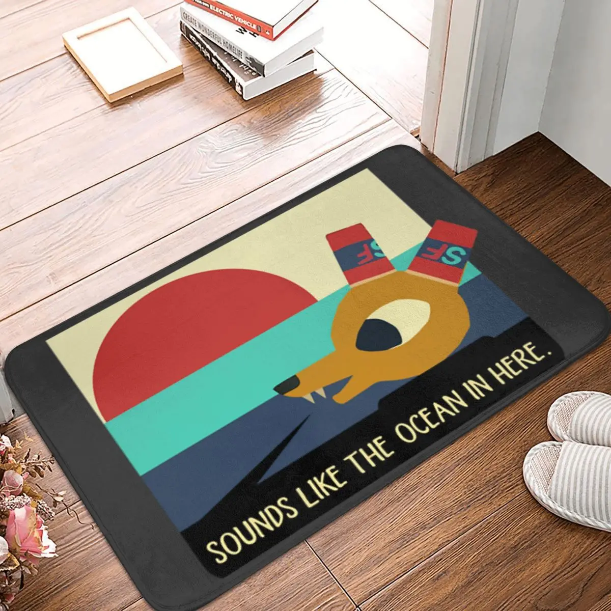 Фото Коврик для пола Night In The Woods Gregg, офисный коврик для входной двери, коврик для пола внутри помещения, коврик для влагопоглощения в дождливую погоду №5