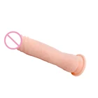 Вставной вибрационный фаллоимитатор, надувная силиконовая кукла, пенисы, упражнения на выносливость, взрослая, анал, пенис, игрушка для мастурбации, 18 см, Cu8