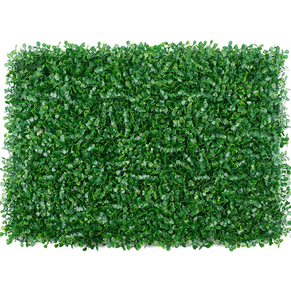 

1pc Artificial Plant Walls Foliage Hedge Grass Mat Greenery Panels Fence 40x60cm Artificial Grassland Simulation Moss Lawn Decor