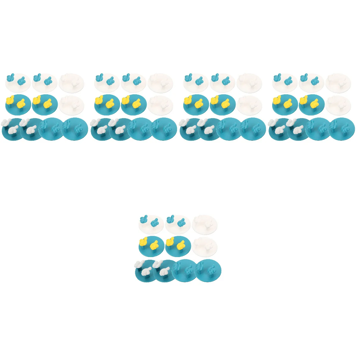 

50 pcs Practical Replacement Punch Free Plug Holder Cable Management Hooks Wall Hooks Hooks Wall Cord Organizer