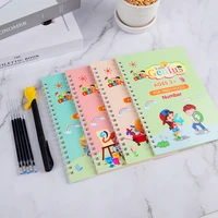 sank calligraphy lettering set books for kids reusable montessori copybook for french child magic book groove calligraphy gifts