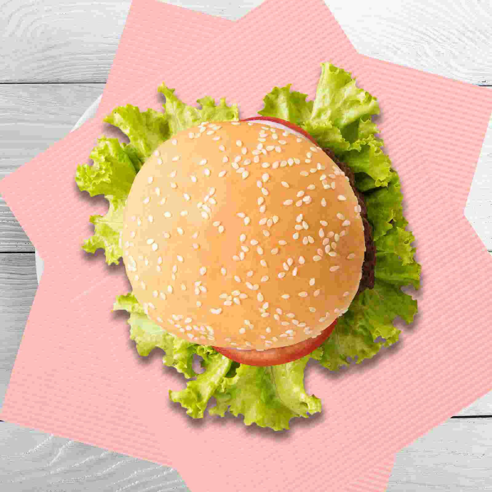 50 листов бумаги для гамбургеров упаковка чипсов пищевых продуктов обертывания