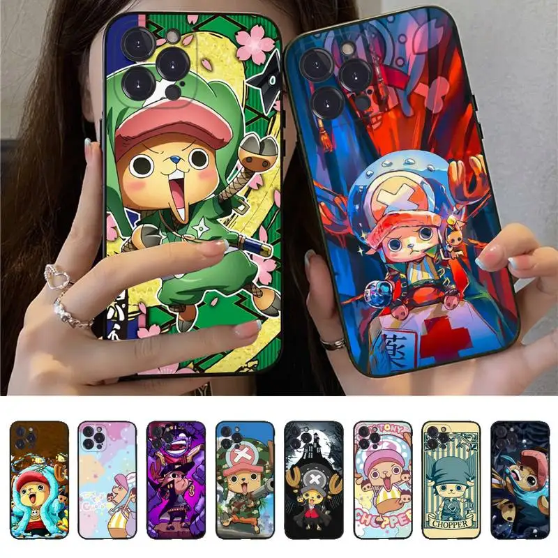 

BANDAI anime cute Tony Tony Chopper Phone Case For iPhone 13 11 8 7 6 6S Plus X XS MAX 5 5S SE 2020 XR 11 pro capa