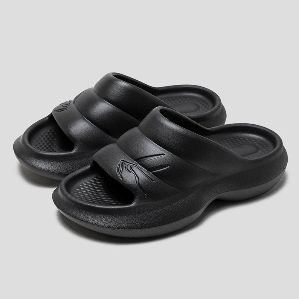 2022 Fashion Thick Platform Slippers Women Horsehold Female Summer Non-Slip Household Home Indoor Bath Sandal Ladies Slipper Men
