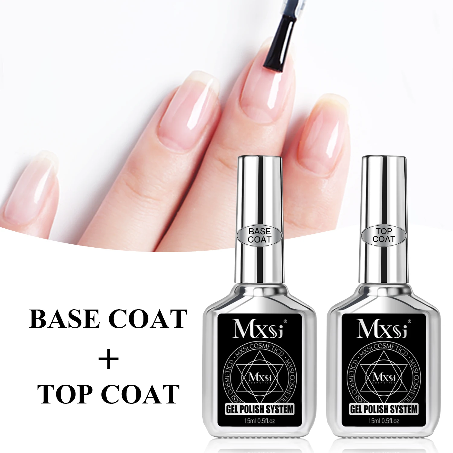 MXSI 15 Мл Гель Для Ногтей Combo — Базовое И Верхнее Покрытие Праймер Dегидrator