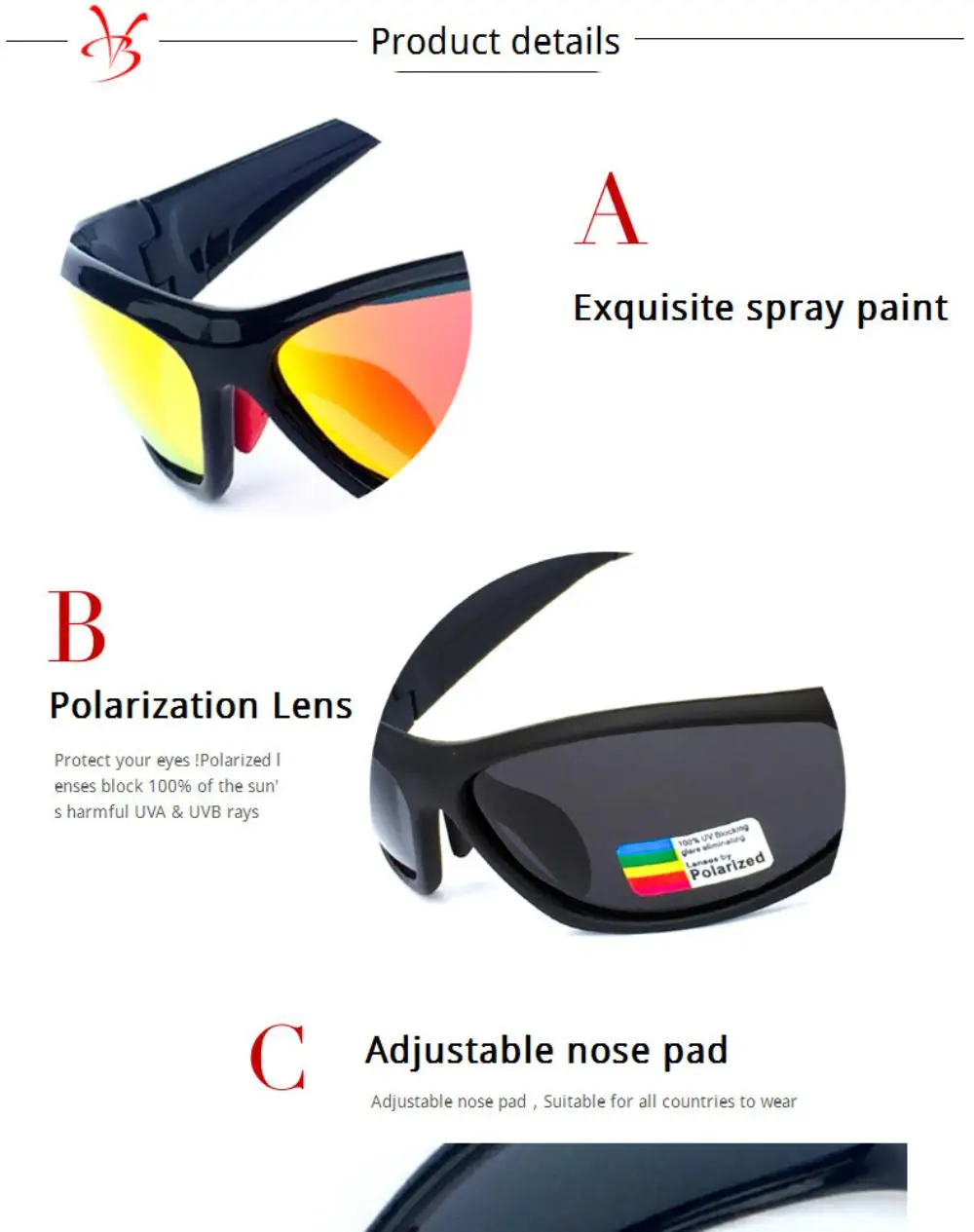 

Polarized glasses Cycling Glasses Bike Glasses Outdoor Sports MTB Bicycle Sunglasses Goggles Eyewear Myopia Frame Cross-border