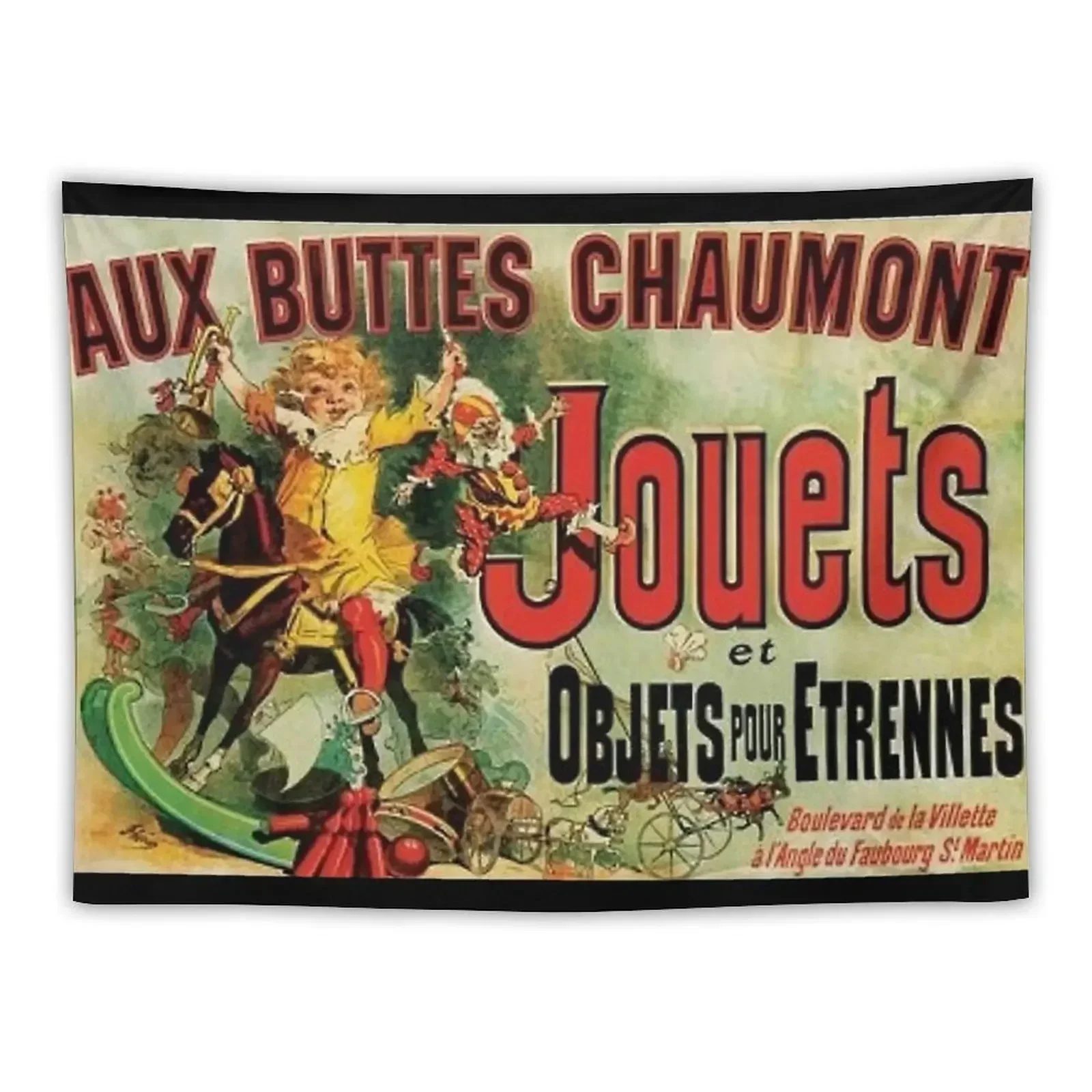 Aux Buttes Chaumont Friends (PUBLIC DOMAIN) Гобелен Декор дома Аксессуары для домашнего декора