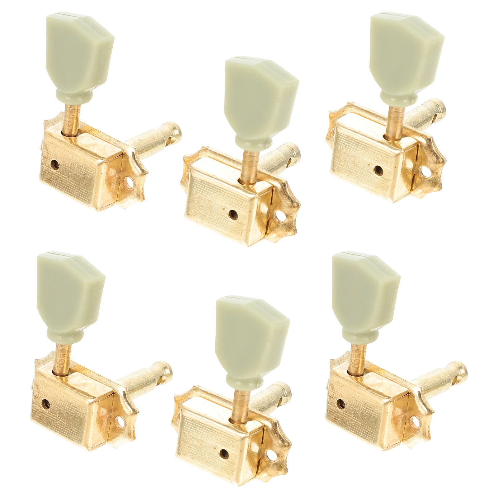 

6 Pcs Nose Guitar Tuners Portable Grover Tuning Pegs Steel Head Knobs Replacement