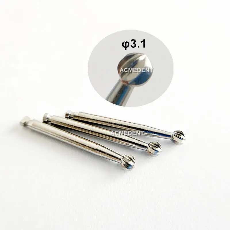 Круглый шаровой триммер для имплантации зубов большая 3 1