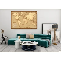 vinyl photography backdrops props physical map of the world vintage wall poster home school decoration baby background dt 86