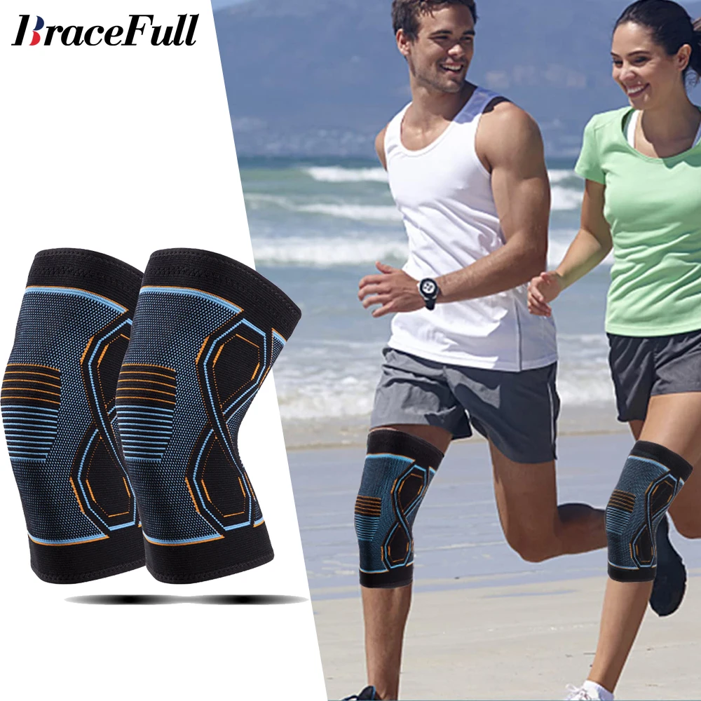 

1Pcs Knee Braces for Knee Pain - Knee Compression Sleeve for Women &Men -Knee Support for Meniscus Tear, ACL,Running, Arthritis