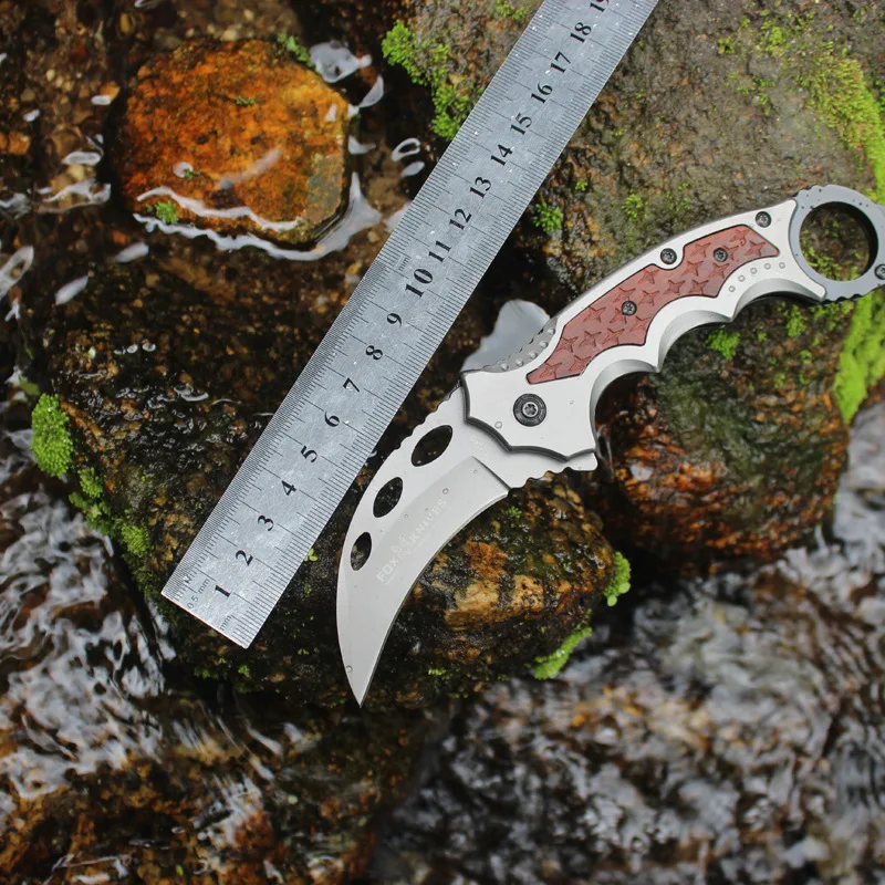 

New 3cr13Mov Stainles Steel Outdoor Camping Claw Knife High Hardness Survival Self Defense Folding Blade Sharp EDC Hunting Knife