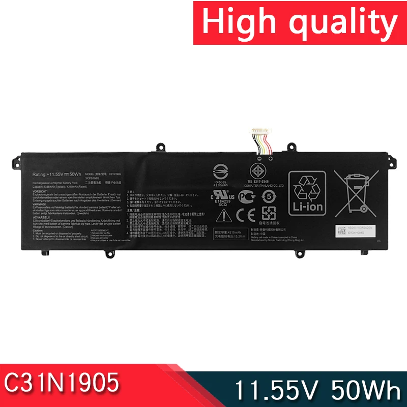 НОВЫЙ C31N1905 11 55 В 50 Втч аккумулятор для ноутбука ASUS VivoBook 14 S433F S433FL EB093T EB180T EB181 S521FA AM035T