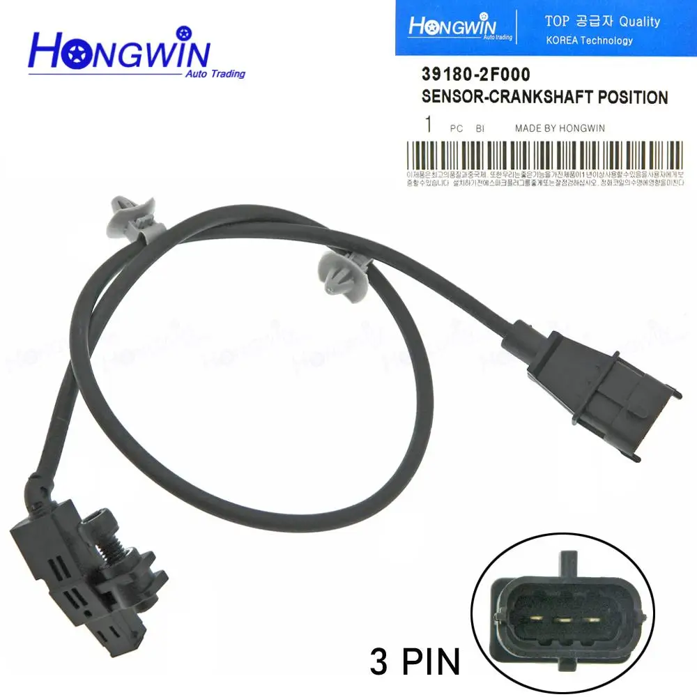 39180-2F000 Новый Датчик положения коленчатого вала подходит для 09-18 Hyundai ix35 Santa Fe Kia Sorento Sportage SUV 2,0 2,2 391802F000