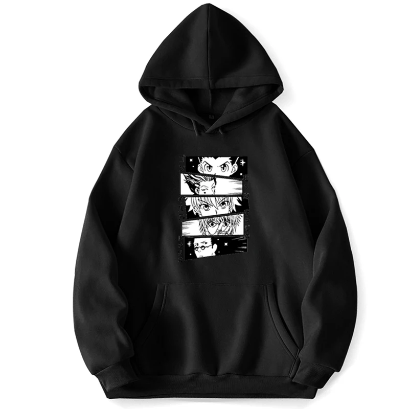 

Hunter X Hunter Hxh Hunterxhunter Anime Hooded Hoodies Sweatshirts Men Pullover Jumpers Hoodie Trapstar Pocket Autumn Sweatshirt
