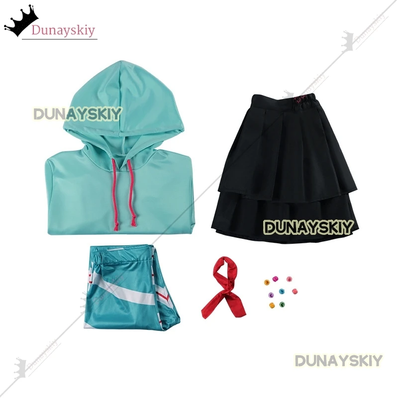 Костюм для косплея Vanellope Von Schweetz толстовки с капюшоном девочек юбка парик